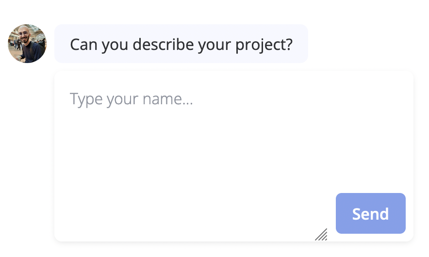 Long text input bot