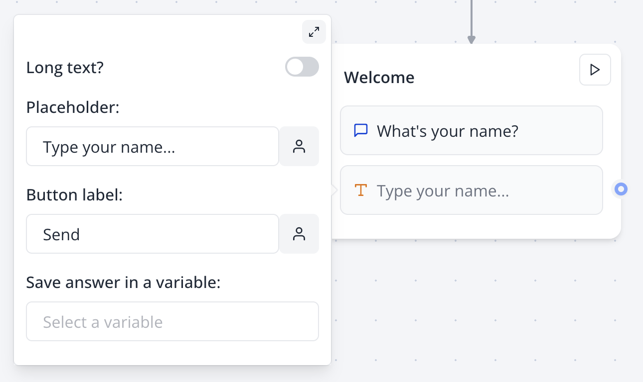 Text input